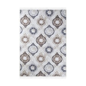 Olivia Vl Iskandinav Halı Premium Kalite Oturma Odası, Mutfak, Antre, Koridor Halısı 7004 Krem