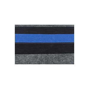 Retro Vl Çizgili Exclusive Paspas Islaklık, Toz Ve Çamur Kırmızı Mavi