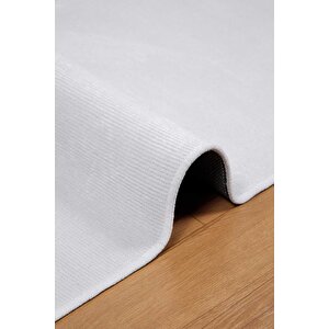 Premium Kalite Kaymaz Tabanlı Vera Doğal Yıkanabilir Kilim Oturma Odası Balkon Bahçe Mutfak Siyah 60x350 cm