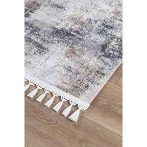 Olivia Vl Iskandinav Halı Premium Kalite Oturma Odası, Mutfak, Antre, Koridor Halısı 7001 Krem 80x500 cm