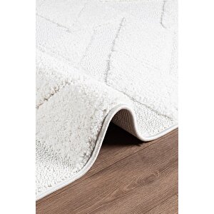 Norway Vl Bukleli Premium Yumuşak Peluş Post Iskandinav Oturma Odası Salon Halısı 68108a 100x300 cm