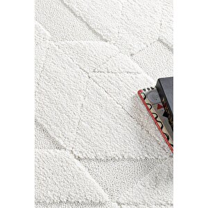 Norway Vl Bukleli Premium Yumuşak Peluş Post Iskandinav Oturma Odası Salon Halısı 68108a