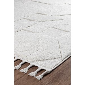 Norway Vl Bukleli Premium Yumuşak Peluş Post Iskandinav Oturma Odası Salon Halısı 68108a 80x150 cm