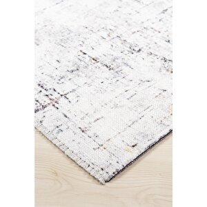 Madrid Vl Premium Yıkanabilir Pamuklu Kaymaz Tabanlı Saçaklı Kilim