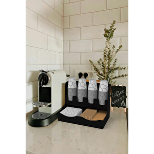 Metal Çay Ve Kahve Organizasyon Karton Bardaklık Standı 8 Oz