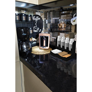 Metal Çay Ve Kahve Organizasyon Karton Bardaklık Standı 8 Oz