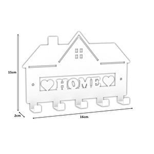 Metal Anahtarlık Askısı Model 2 Beyaz