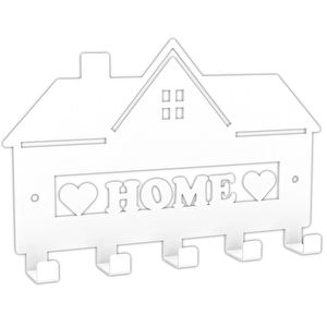 Metal Anahtarlık Askısı Model 2 Beyaz