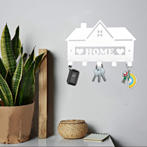 Metal Anahtarlık Askısı Model 2 Beyaz