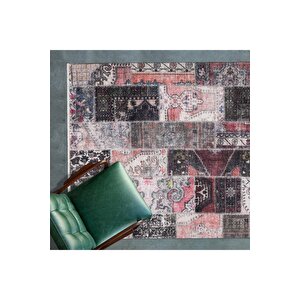 Madrid Vl Premium Yıkanabilir Pamuklu Kaymaz Tabanlı Saçaklı Kilim 120x180 cm