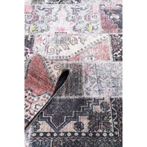 Madrid Vl Premium Yıkanabilir Pamuklu Kaymaz Tabanlı Saçaklı Kilim 120x180 cm