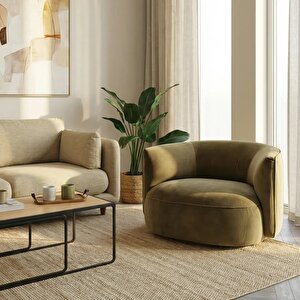 Berry Berjer Kadife Haki