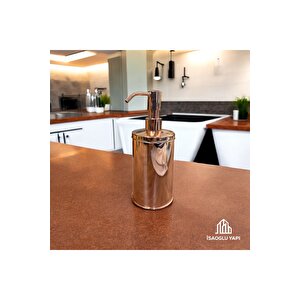 Bakır Sabunluk Bron Sabunluk Metal Paslanmaz Sıvı Sabunluk