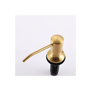 Ankastre Sivi Sabunluk Mat Gold Mutfak Evi̇ye Ve Banyo Lavabo Uyumlu İthal 5 Yil Garanti̇li̇ 500ml