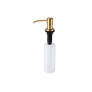 Ankastre Sivi Sabunluk Mat Gold Mutfak Evi̇ye Ve Banyo Lavabo Uyumlu İthal 5 Yil Garanti̇li̇ 500ml