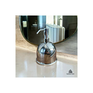 Sıvı Sabunluk Silver Gümüş Özel Seri Sabunluk Pirinç Malzeme