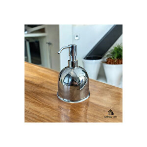Sıvı Sabunluk Silver Gümüş Özel Seri Sabunluk Pirinç Malzeme