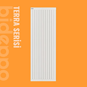 Terra Serisi Yükseklik 200 Cm Genişlik 34 Dilim (191 Cm) Alüminyum Radyatör 34 Dilim