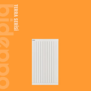 Terra Serisi Yükseklik 120 Cm Genişlik 15 Dilim (84 Cm) Alüminyum Radyatör 15 Dilim