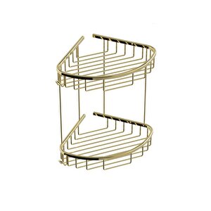 Gold Şampuanlık Altın Şampuanlık Komple Pirinç Paslanmaz Parlak Gold Askılık