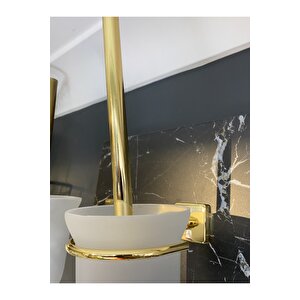 Gold Tuvalet Fırçası Altın Tuvalet Fırçası Paslanmaz Pirinç Malzeme Altın Fırça