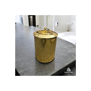 Gold Kova Banyo Seti Klozet Fırçası Tuvalet Kağıtlığı Komple Pirinç Set Gold Banyo