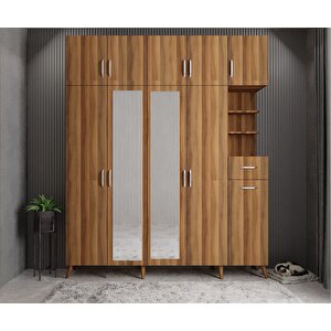 Trend 5 Kapaklı Portmanto Ceviz P.b.t_5_175cm 175 cm