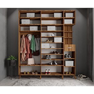 Trend 5 Kapaklı Portmanto Ceviz P.b.t_5_175cm 175 cm