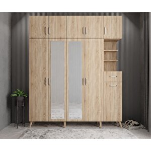 Trend 5 Kapaklı Portmanto Meşe P.b.t_4_175cm 175 cm