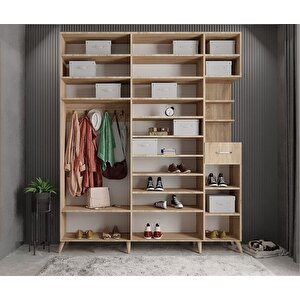 Trend 5 Kapaklı Portmanto Meşe P.b.t_4_175cm 175 cm