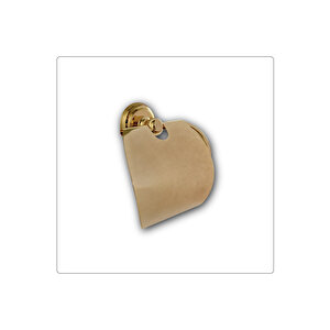 Gold Tuvalet Kağıtlığı Kapaklı Kağıtlık Altın Banyo Aksesuar Vintage Komple Pirinç