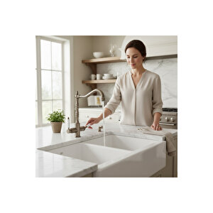 Antik Gold Rustik Arıtmalı Batarya Pirinç Materyal Arıtmalı Armatür