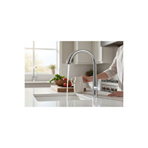 Spiralli Mutfak Bataryası Uzayan Sistem Evye Armatür Gizli Spiralli Kireç Tutmayan Renk