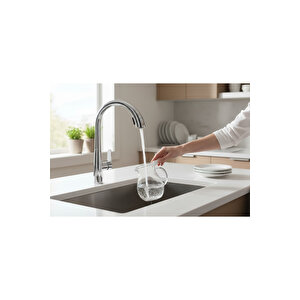 Spiralli Mutfak Bataryası Uzayan Sistem Evye Armatür Gizli Spiralli Kireç Tutmayan Renk