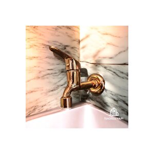 Bakır Musluk Bronz Wc Musluğu Aç Kapa Sistem Pirinç Materyal