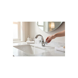 Vintage Lavabo Bataryası Koç Tasarım Pirinç Malzeme Özel Seri Lavabo Armatür