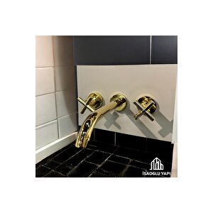 Gold Duvardan Ankastre Lavabo Bataryası Gpd