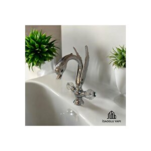 Lavabo Bataryası El Yapımı Özel Tasarım Pirinç Lavabo Armatür