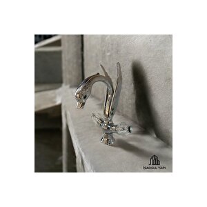 Lavabo Bataryası El Yapımı Özel Tasarım Pirinç Lavabo Armatür