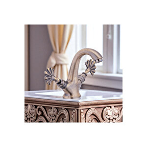 Antik Lavabo Armatür Vintage Özel Seri Kartal Lavabo Musluğu Pirinç Malzeme Banyo Musluk