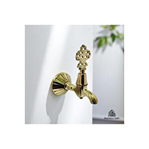 Kurna Hamam Musluğu Osmanlı Musluğu Pirinç Malzeme Gold