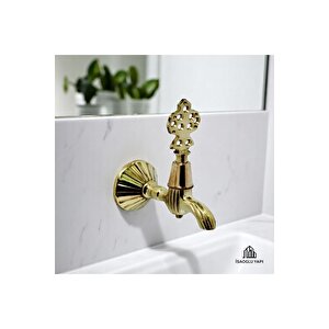 Kurna Hamam Musluğu Osmanlı Musluğu Pirinç Malzeme Gold