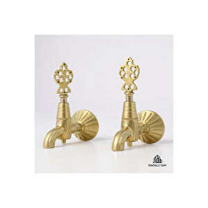 Osmanlı Kurna Musluğu Kurna Seti Gold Osmanlı Musluğu Seti