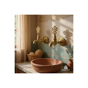 Osmanlı Kurna Musluğu Kurna Seti Gold Osmanlı Musluğu Seti