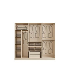 Galata Mdf 6 Kapili Dolap