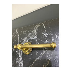 Antik Gold Havluluk Ve Tuvalet Kağıtlığı Vintage Tasarım Komple Pirinç Havluluk Ve Kağıtlık Mat Gold
