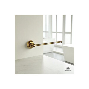 Gold Kağıt Havluluk Klasik Tasarım Havlu Kağıtlık Gold Pirinç Materyal