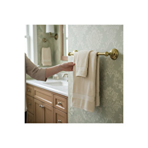 Mat Altın Havluluk Vintage Model Uzun Havluluk Fırçalanmış Gold Pirinç Malzeme Paslanmaz