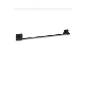 Mat Siyah Uzun Havluluk Pirinç Malzeme Paslanmaz Siyah Havluluk Banyo Aksesuar