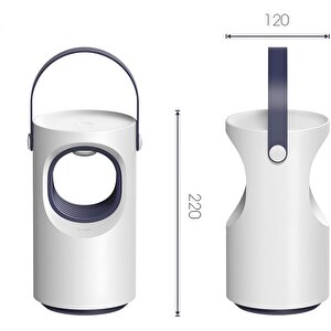 Purple Vortex 203 Taşınabilir Mor Işık Sivri Sinek Öldürücü Micro Usb 5v